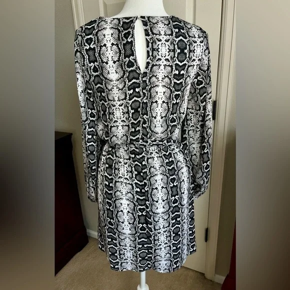Express Snake Print Mini Dress, Size S/P - Picture 4 of 5